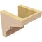 Ekena Millwork 6"W x 6"D x 6"H Wide Monterey Rough Cedar Woodgrain TimberThane Corbel, Primed Tan CORUR06X06X06MONRCPR - alternate 5